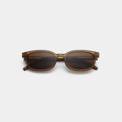 A.KJÆRBEDE CHARLIE Classic Rectangle Sunglasses - Smoke Transparent