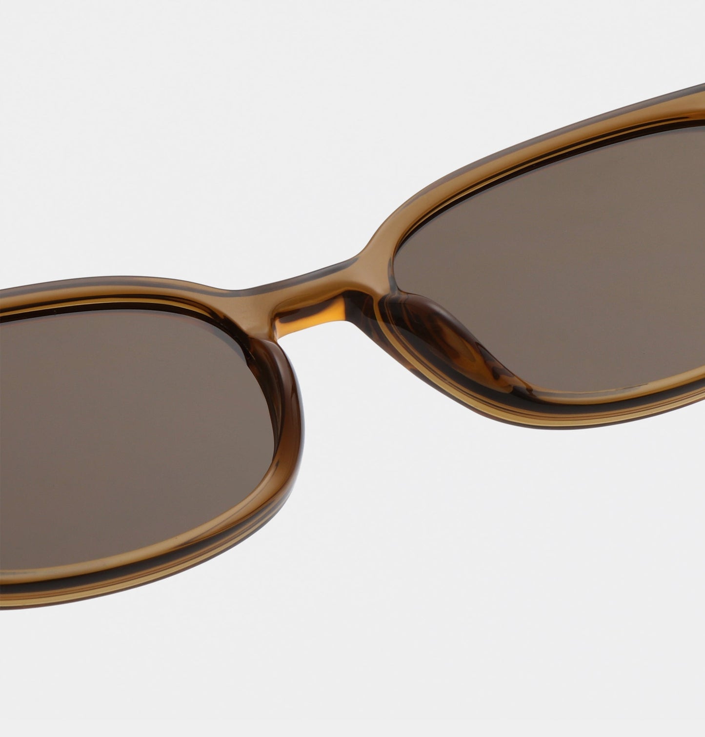 A.KJÆRBEDE CHARLIE Classic Rectangle Sunglasses - Smoke Transparent