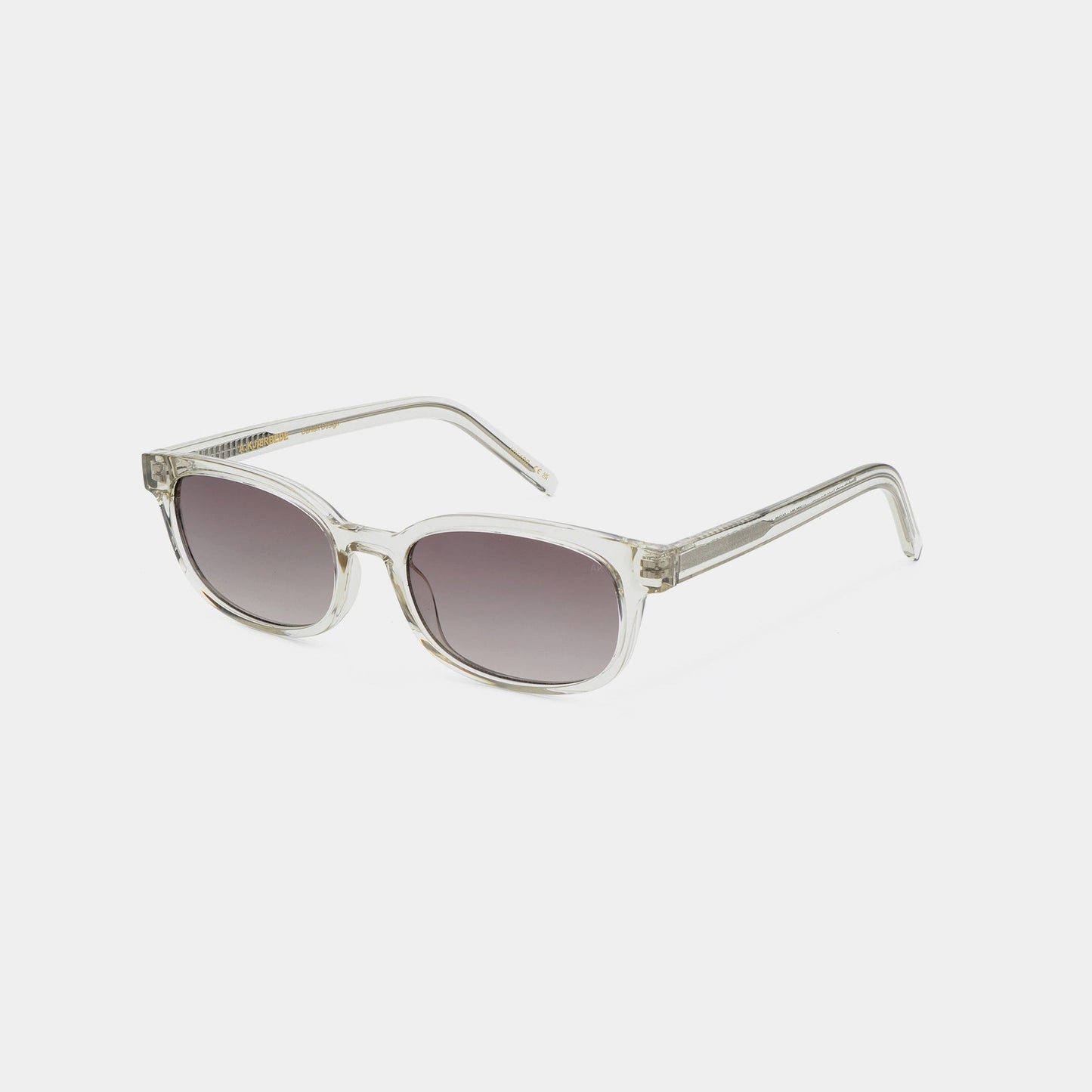 A.KJÆRBEDE CHARLIE Classic Rectangle Sunglasses - Yellow Crystal