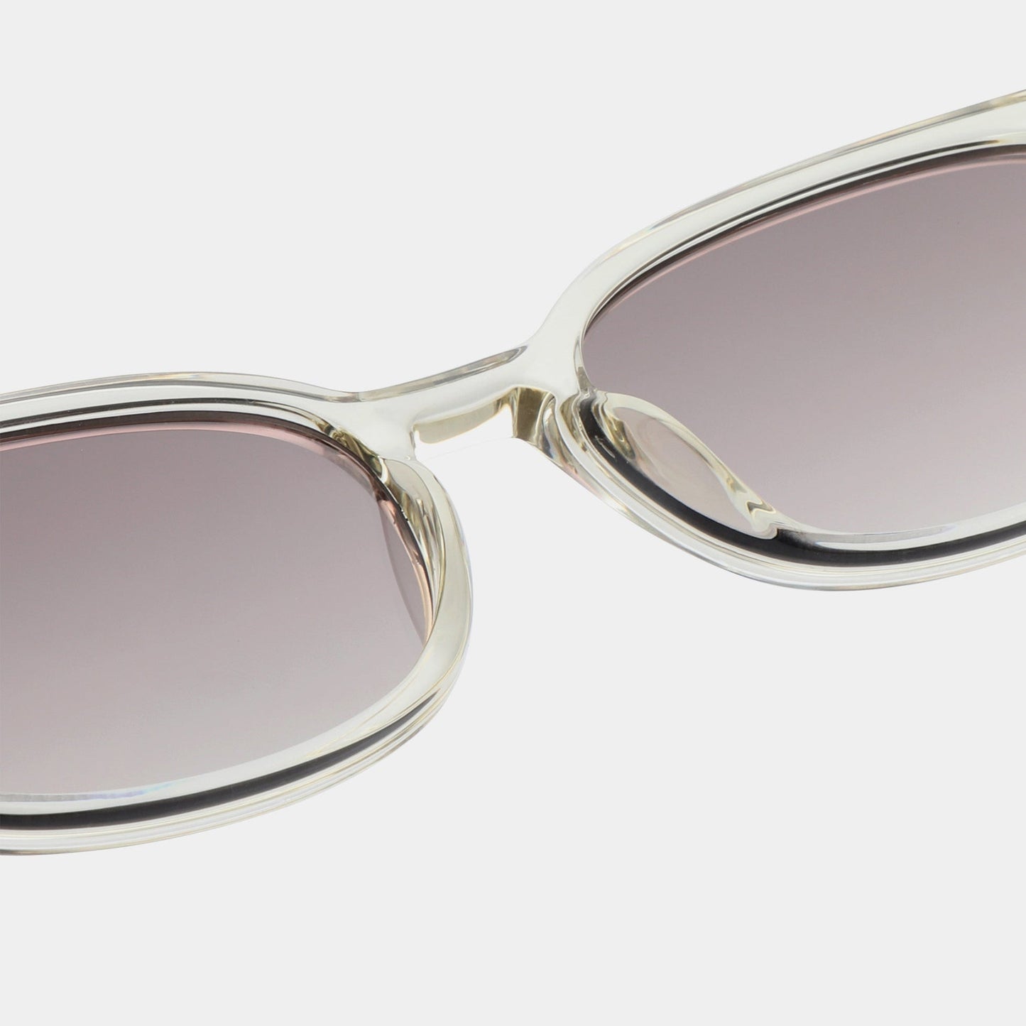 A.KJÆRBEDE CHARLIE Classic Rectangle Sunglasses - Yellow Crystal