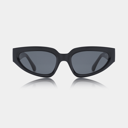 A.KJÆRBEDE ELLA Oval Cat-Eye Sunglasses l Black