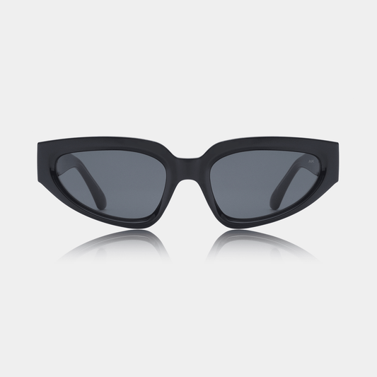 A.KJÆRBEDE ELLA Oval Cat-Eye Sunglasses l Black