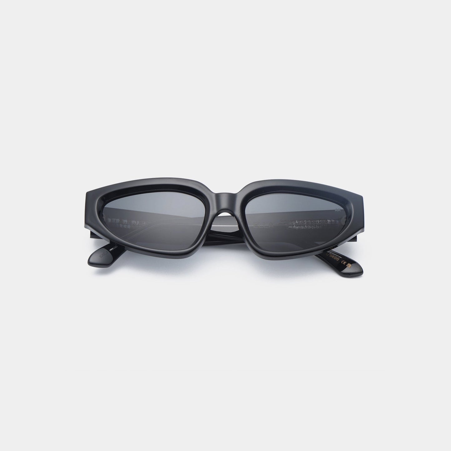 A.KJÆRBEDE ELLA Oval Cat-Eye Sunglasses l Black