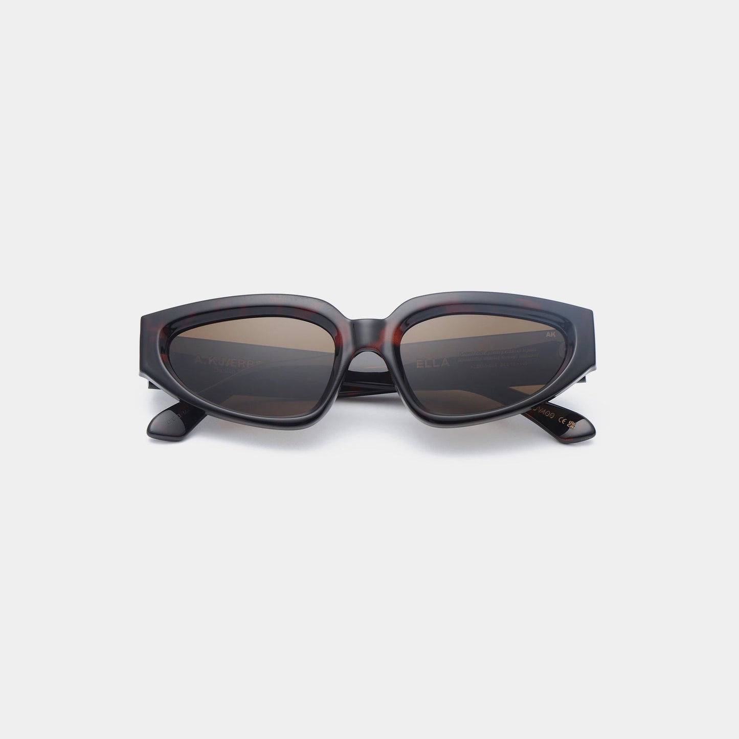 A.KJÆRBEDE ELLA Oval Cat-Eye Sunglasses l Demi Tortoise