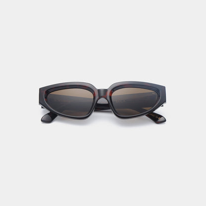 A.KJÆRBEDE ELLA Oval Cat-Eye Sunglasses l Demi Tortoise