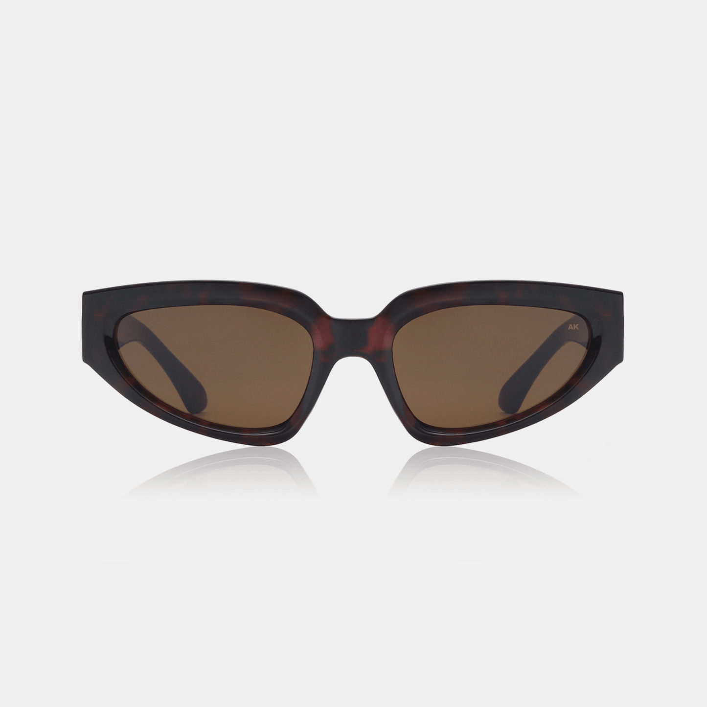A.KJÆRBEDE ELLA Oval Cat-Eye Sunglasses l Demi Tortoise