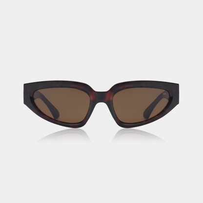 A.KJÆRBEDE ELLA Oval Cat-Eye Sunglasses l Demi Tortoise