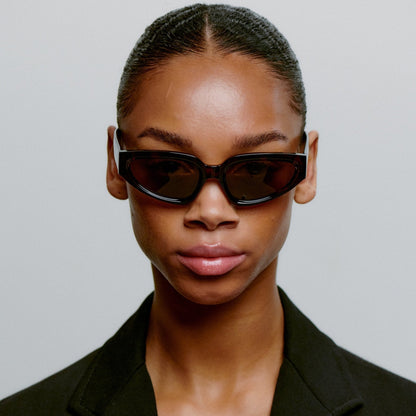 A.KJÆRBEDE ELLA Oval Cat-Eye Sunglasses l Demi Tortoise