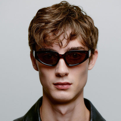 A.KJÆRBEDE ELLA Oval Cat-Eye Sunglasses l Demi Tortoise
