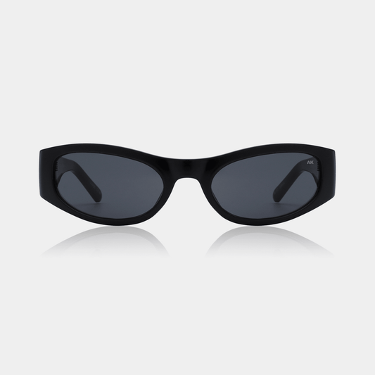 A.KJÆRBEDE GUST Sporty Cat-Eye Sunglasses l Black