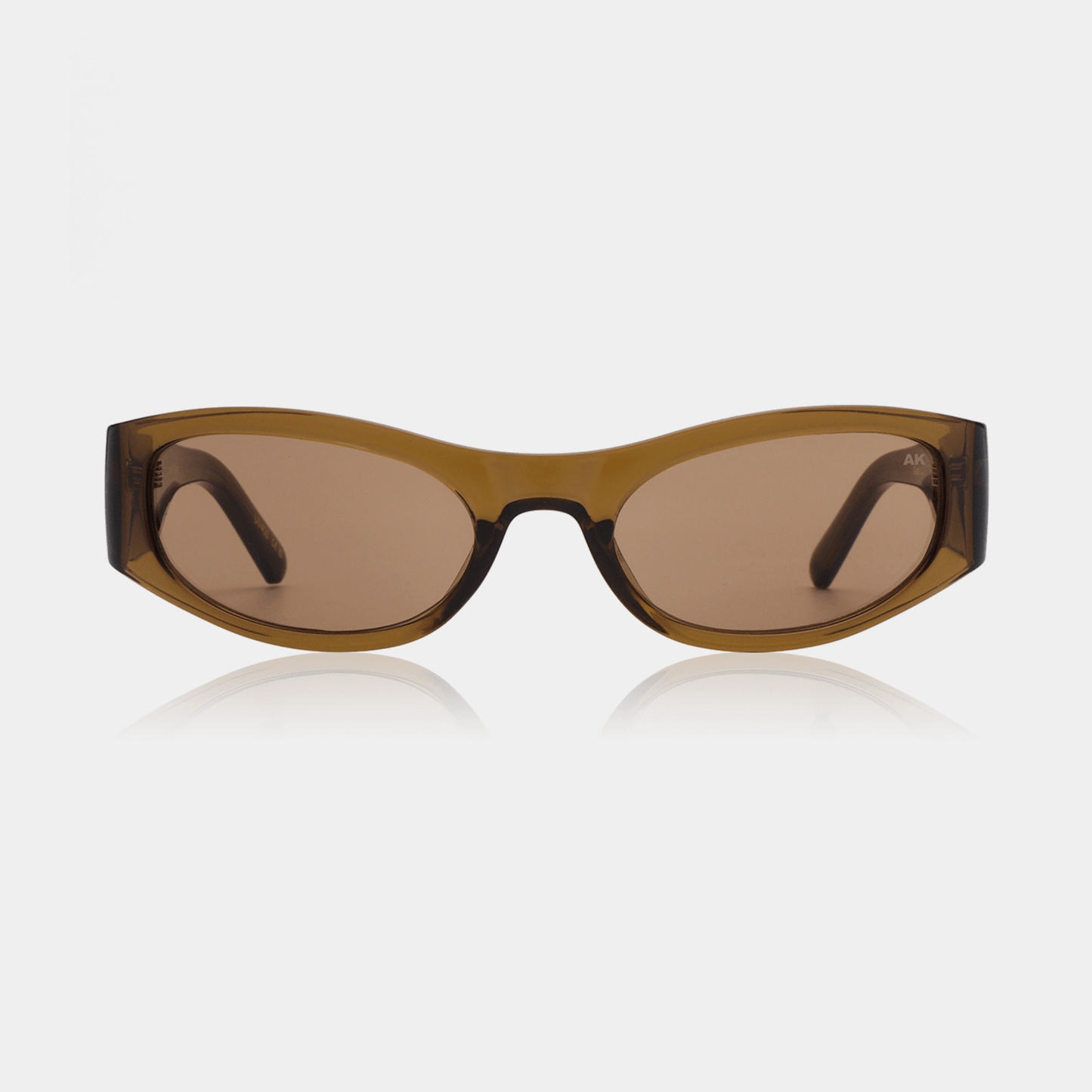 A.KJÆRBEDE GUST Sporty Cat-Eye Sunglasses l Smoke Transparent