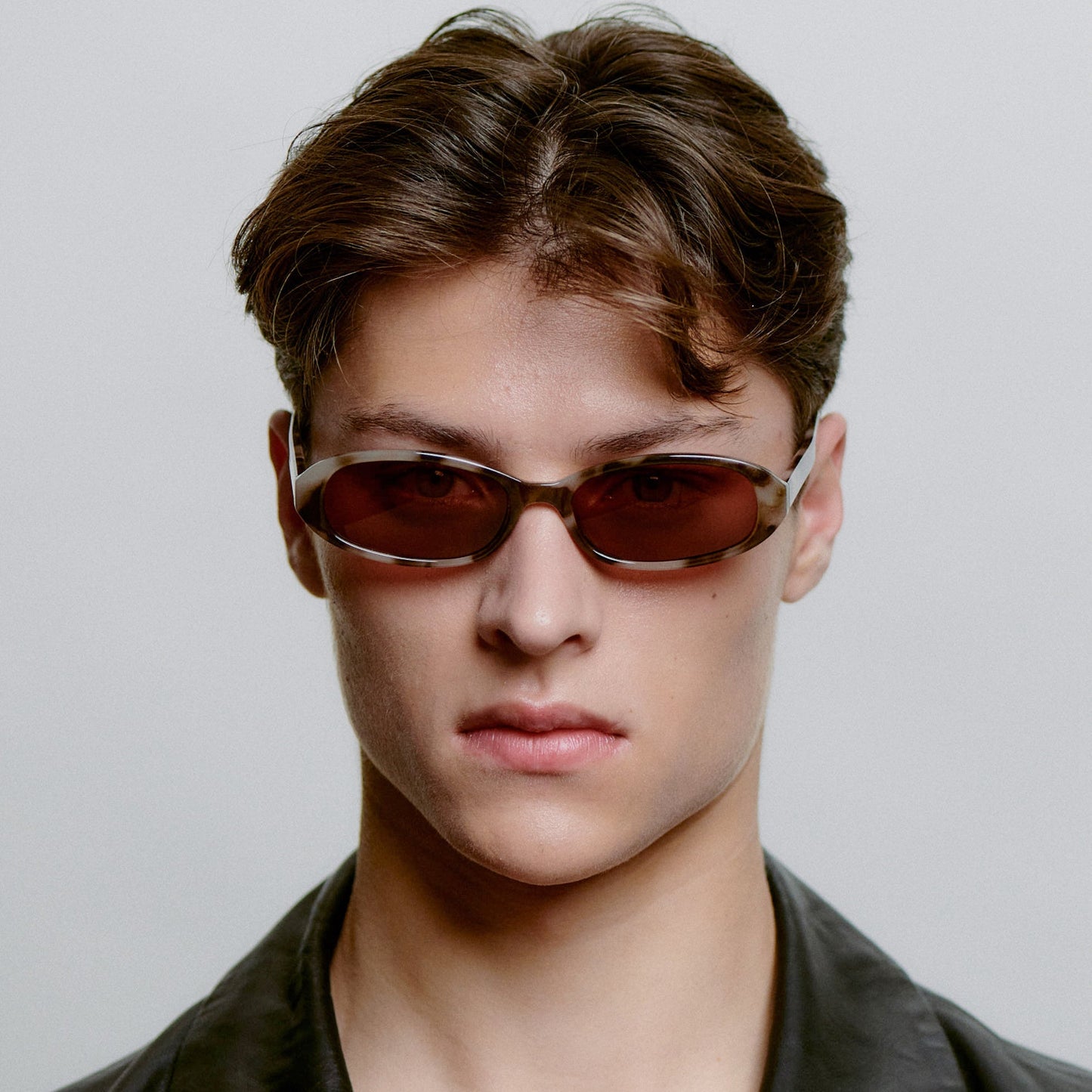 A.KJÆRBEDE MACY Sunglasses l Cookie Dough Slim Frame