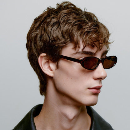 A.KJÆRBEDE MACY Sunglasses l Demi Tortoise Slim Frame