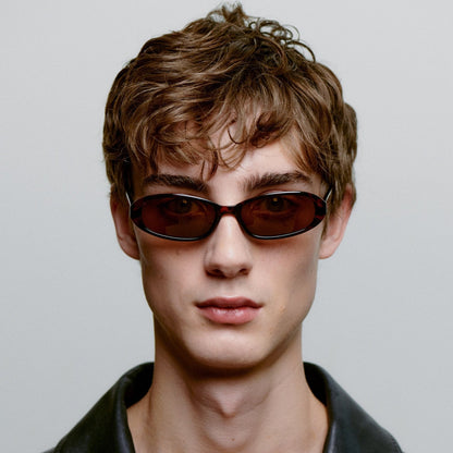 A.KJÆRBEDE MACY Sunglasses l Demi Tortoise Slim Frame