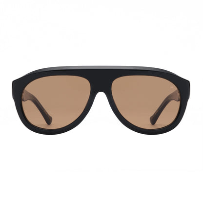 A.KJÆRBEDE RIO Sunglasses l Black, Brown Lens Aviator