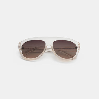 A.KJÆRBEDE RIO Sunglasses l Ecru Transparent Aviator