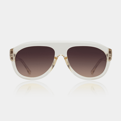 A.KJÆRBEDE RIO Sunglasses l Ecru Transparent Aviator