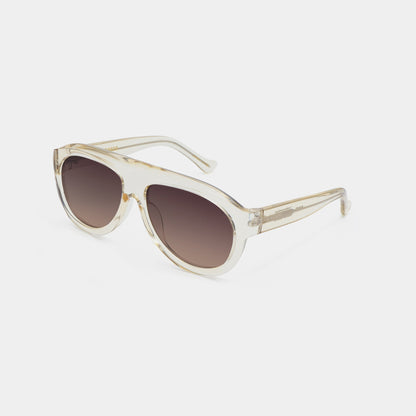 A.KJÆRBEDE RIO Sunglasses l Ecru Transparent Aviator