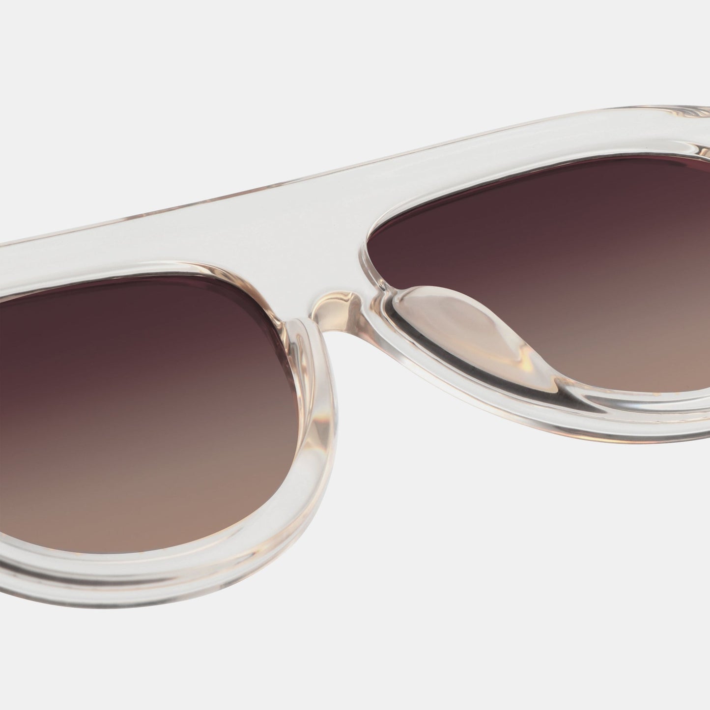 A.KJÆRBEDE RIO Sunglasses l Ecru Transparent Aviator