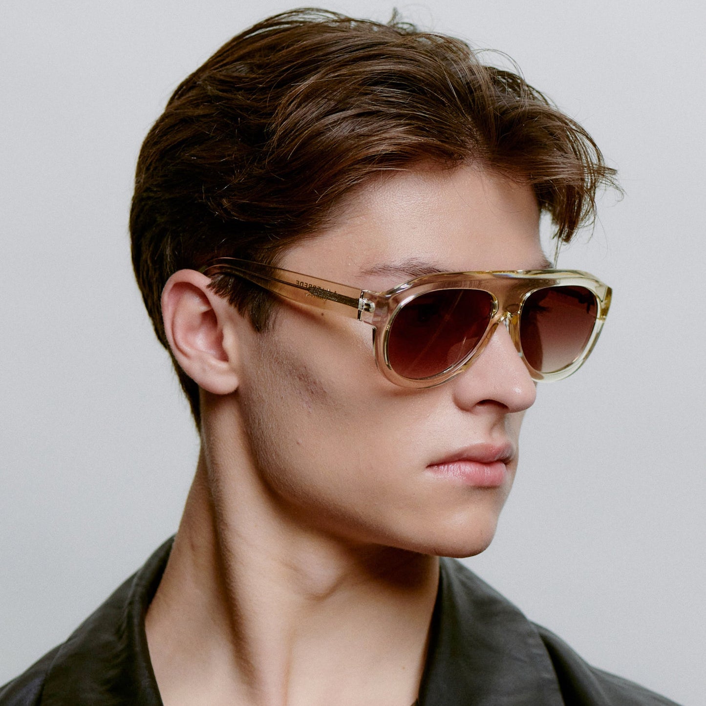 A.KJÆRBEDE RIO Sunglasses l Ecru Transparent Aviator