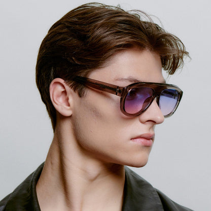 A.KJÆRBEDE RIO Sunglasses l Grey Transparent Aviator