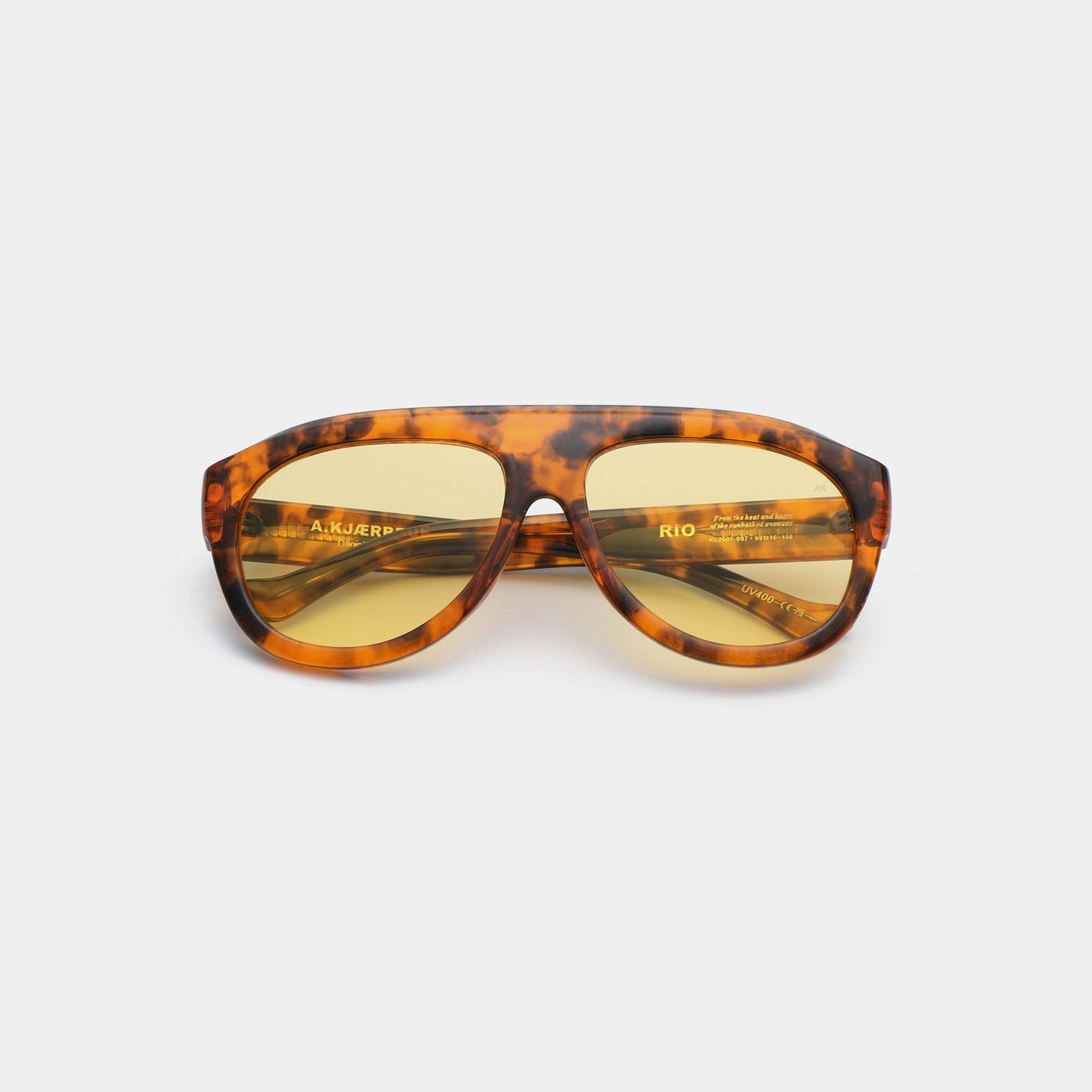 A.KJÆRBEDE RIO Sunglasses l Havana Tortoise Aviator
