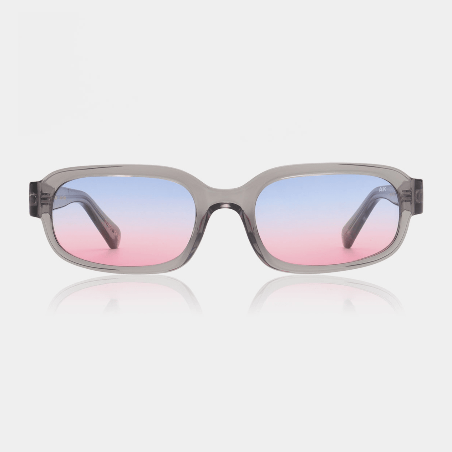 A.KJÆRBEDE WILL Sunglasses l Grey Transparent / Purple Pink Lens