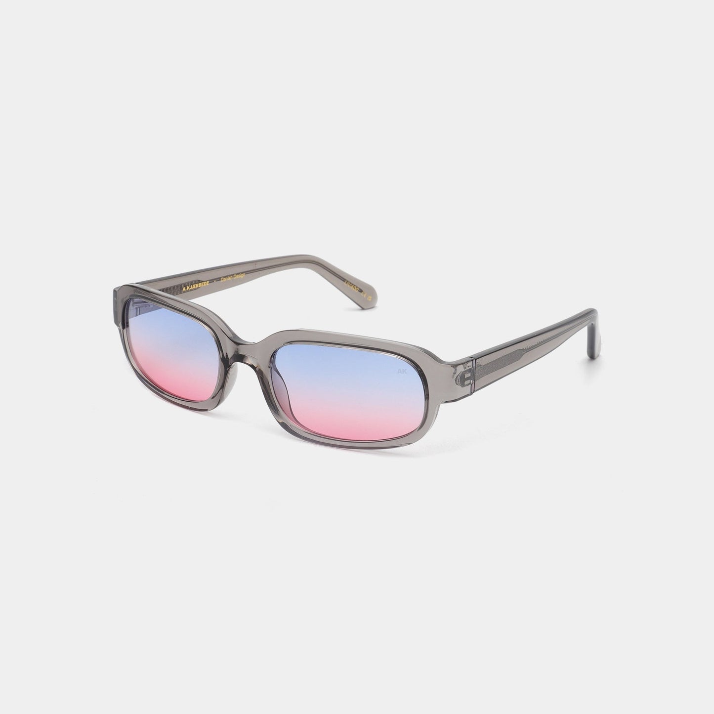 A.KJÆRBEDE WILL Sunglasses l Grey Transparent / Purple Pink Lens
