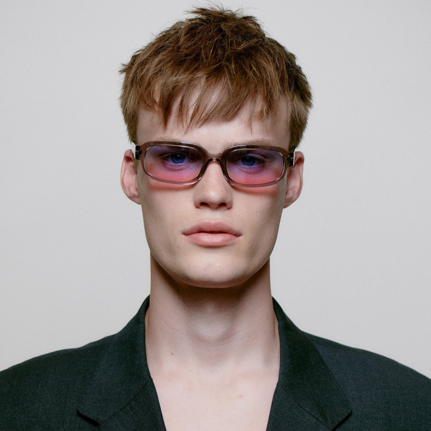 A.KJÆRBEDE WILL Sunglasses l Grey Transparent / Purple Pink Lens