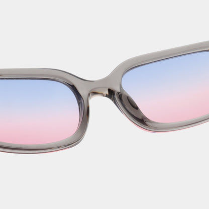 A.KJÆRBEDE WILL Sunglasses l Grey Transparent / Purple Pink Lens