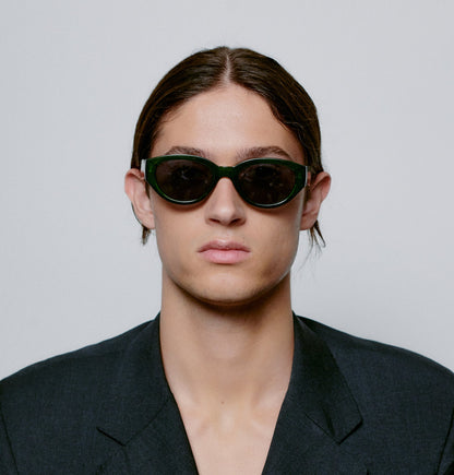 A.KJÆRBEDE WINNIE Sunglasses l Cat-Eye Dark Green