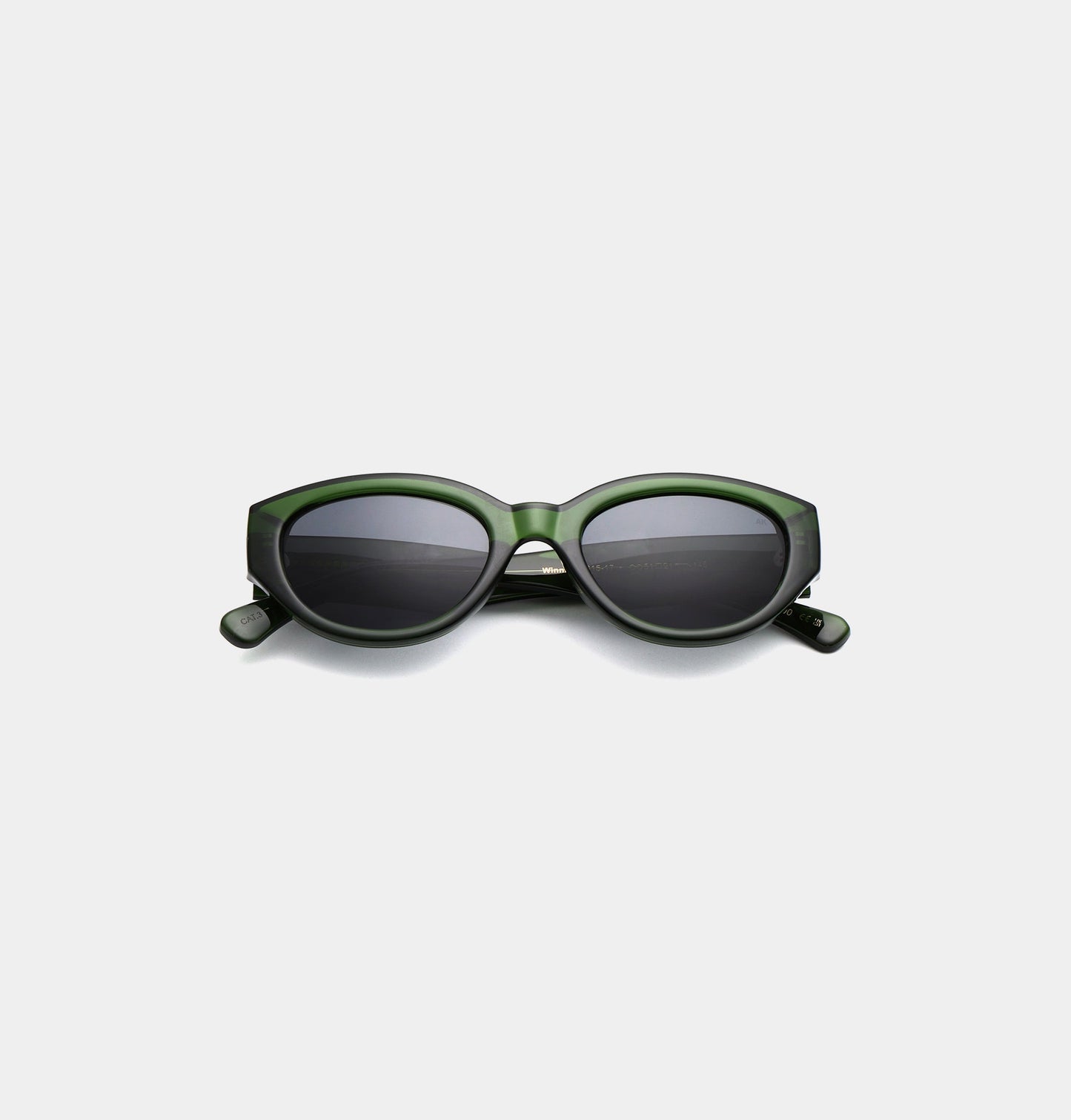A.KJÆRBEDE WINNIE Sunglasses l Cat-Eye Dark Green