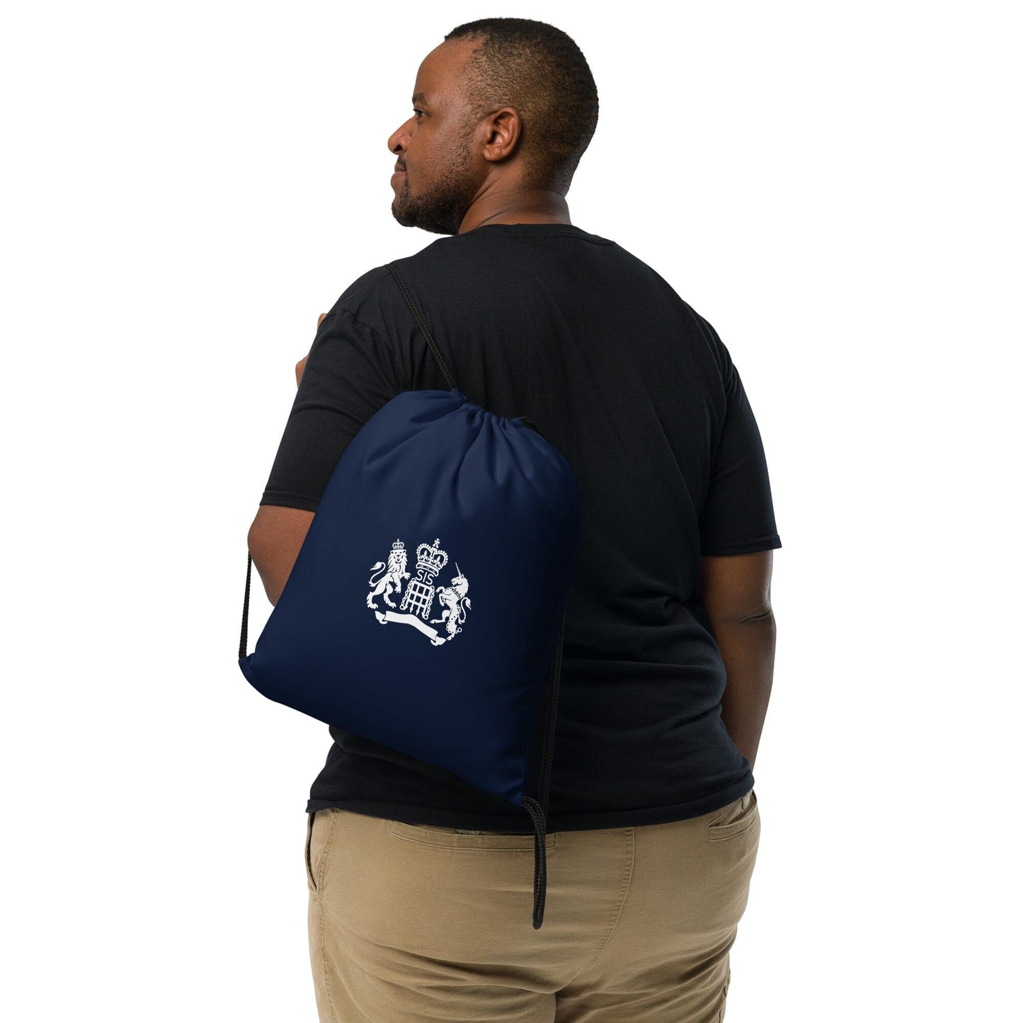 S.I.S. Logo Drawstring bag