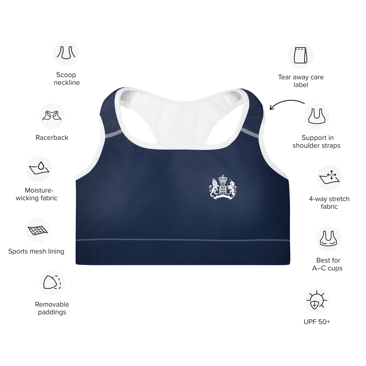 Navy Sports Bra