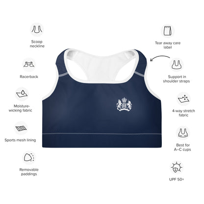 Navy Sports Bra