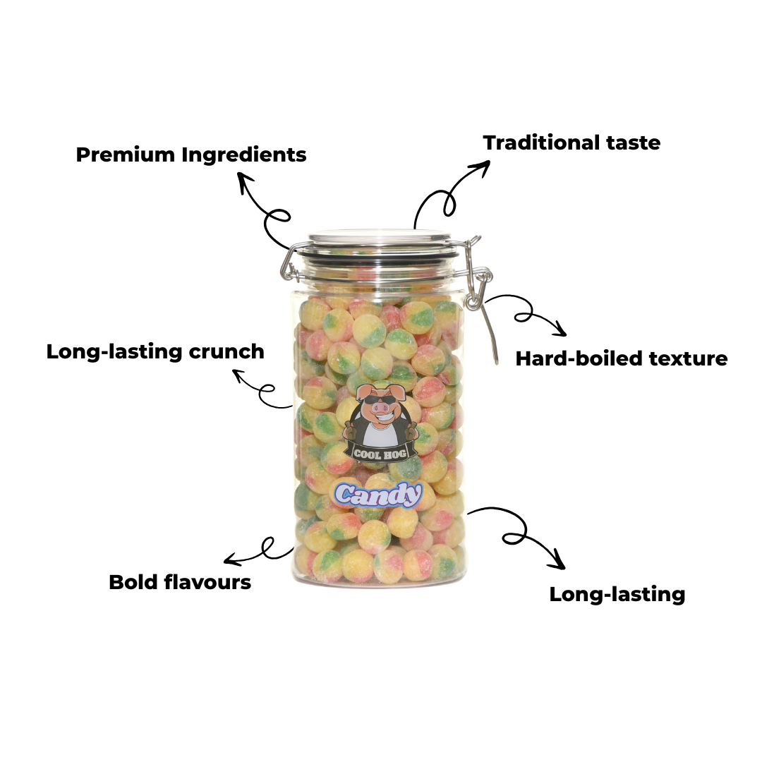Traditional Rosey Apples Candy Gifting Jar