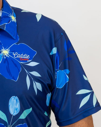 Azure Petal Performance Golf Polo