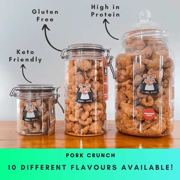 Bacon Flavour Pork Scratching Jar