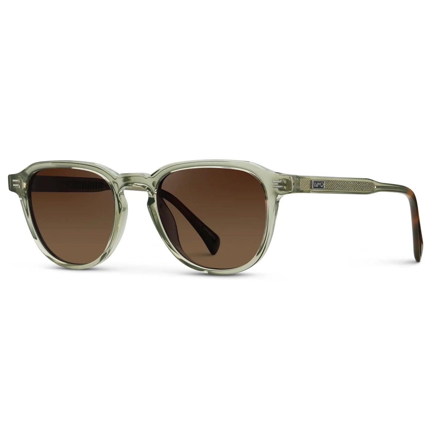 BAKER Round Polarised Men's Sunglasses l Palm Green - WMP Eyewear