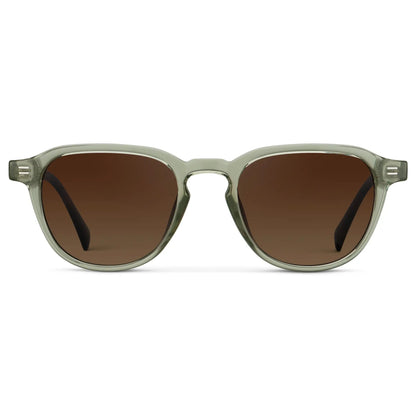 BAKER Round Polarised Men's Sunglasses l Palm Green - WMP Eyewear