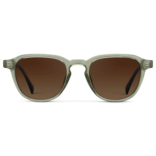BAKER Round Polarised Men's Sunglasses l Palm Green - WMP Eyewear
