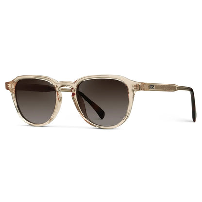 BAKER Round Polarised Men's Sunglasses l Sand Brown - WMP Eyewear