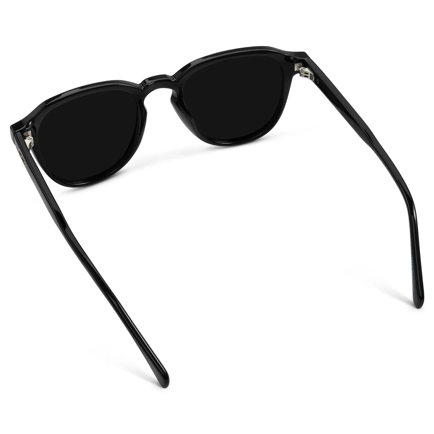 BAKER Round Polarised Men's Sunglasses l Triple Black - WMP Eyewear