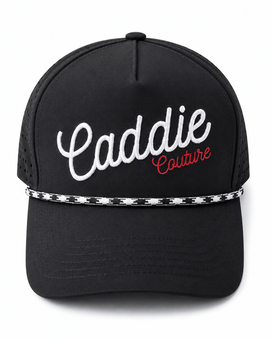 Black Caddie Cap