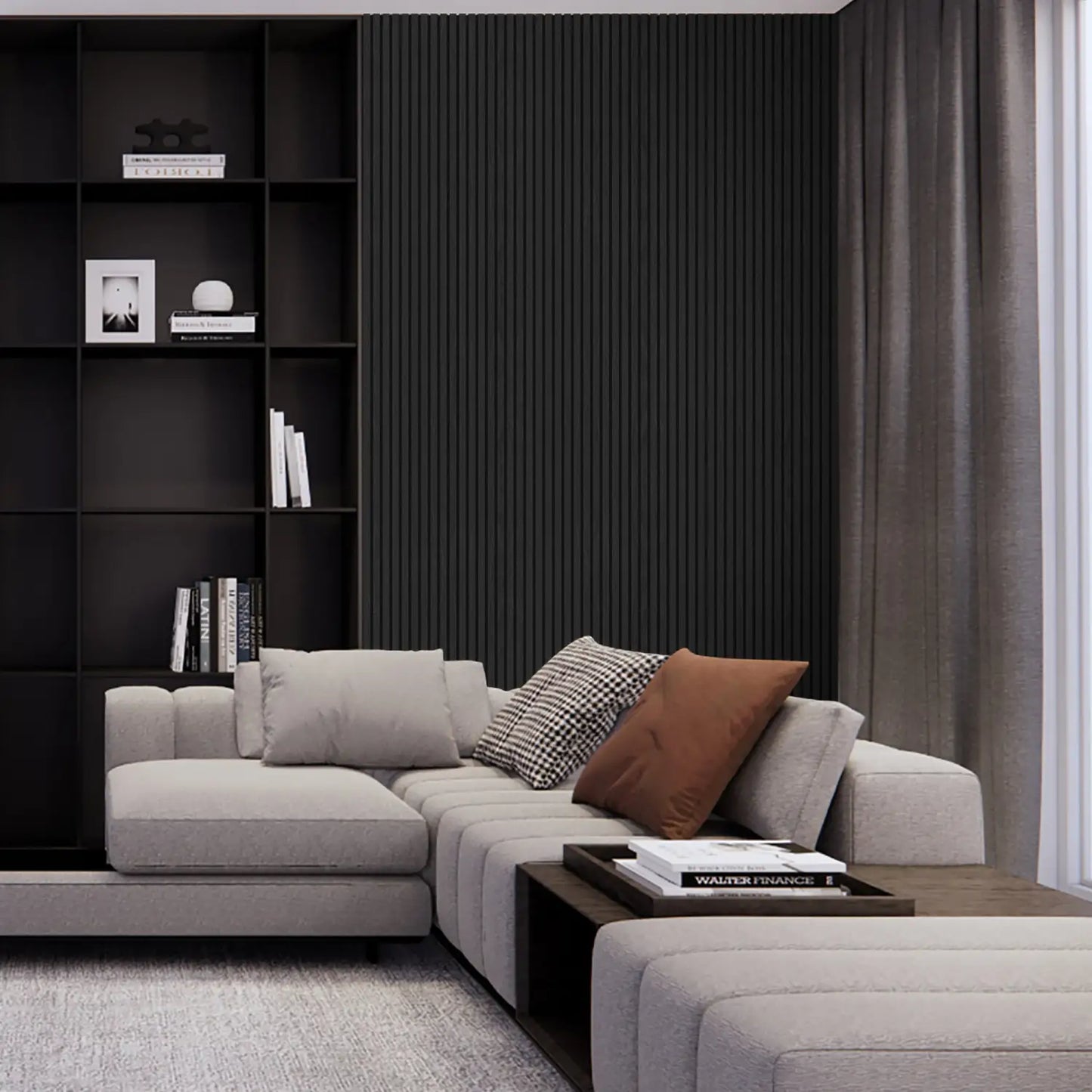 Black Oak Acoustic Wall Panels Also Ideal For A Golf Studio And Shops (3 Pack)