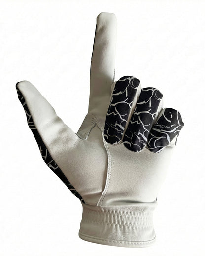AAA Cabretta Leather Black Golf Glove for Grip & Comfort