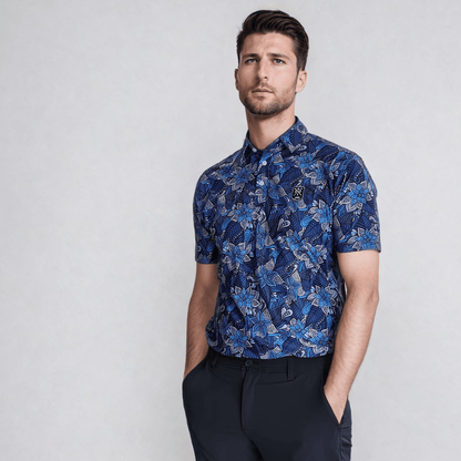 Blue Serenity Signature Golf Polo