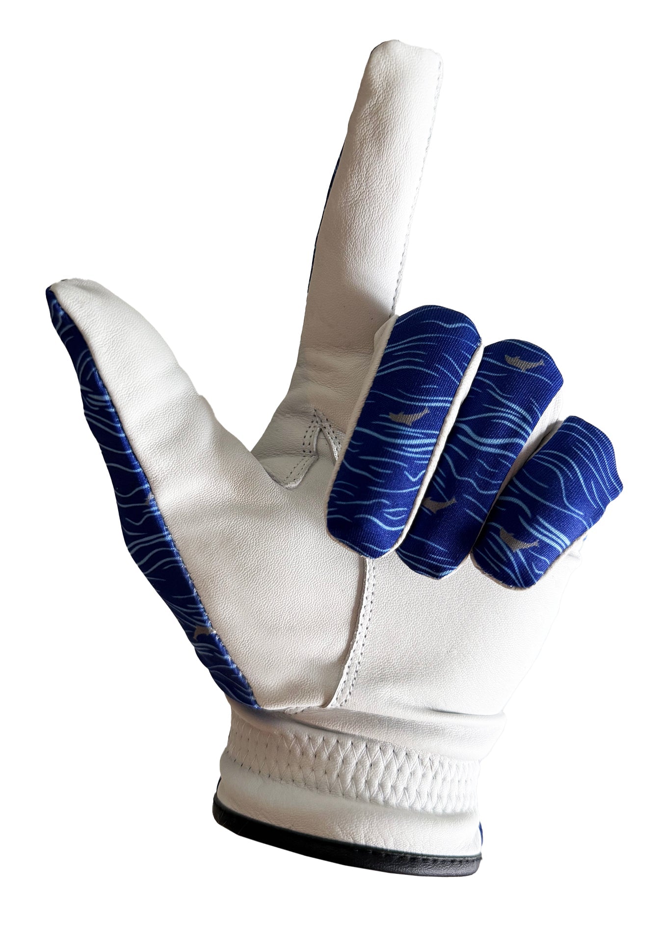 Blue Waves Golf Glove