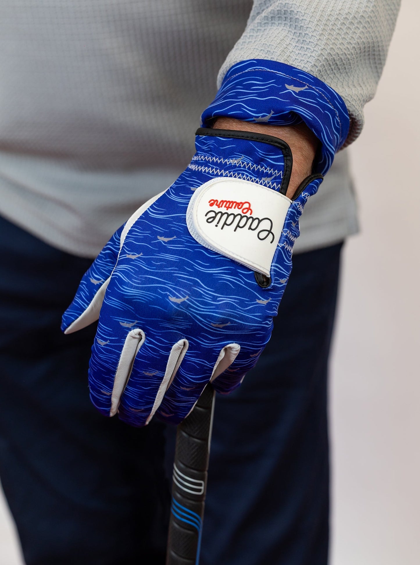 Blue Waves Golf Glove
