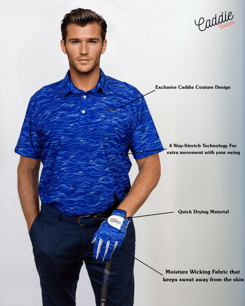 Blue Waves Performance Golf Polo